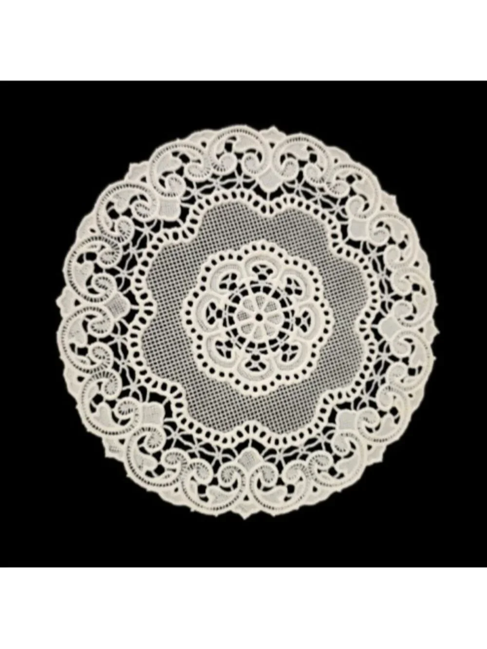 Vintage Vinyl Lace 4 Placemats And 4 Coasters French Farmhouse Aesthetic